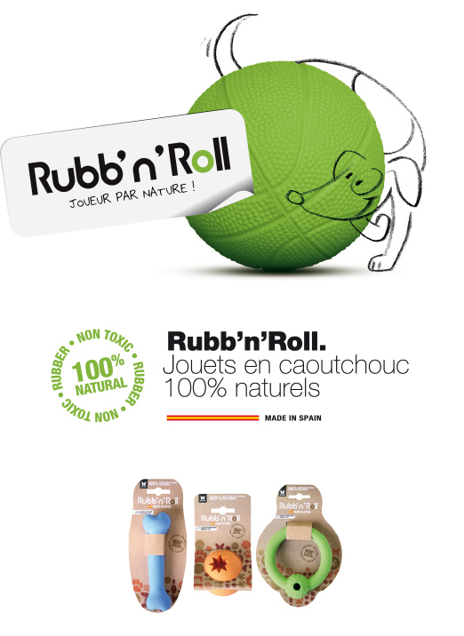100% Natural Rubber Toys for Dogs and Cats